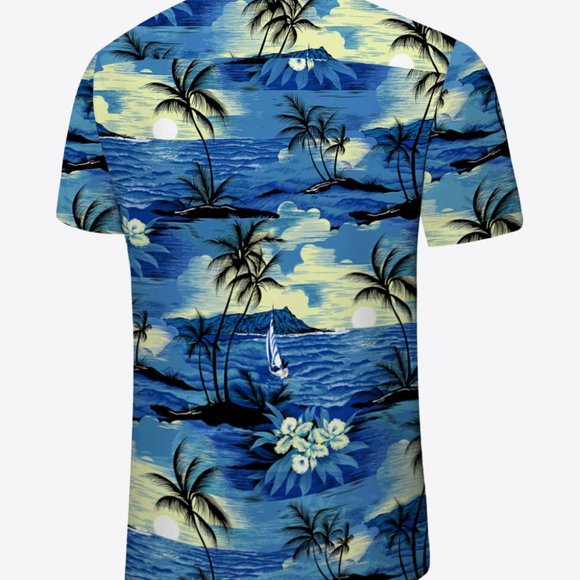 Tropical Printed Casual Shirt - Perfect for Vacation - Picture 2 of 7